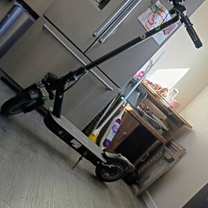 Kids Electric Scooter - Black and Green